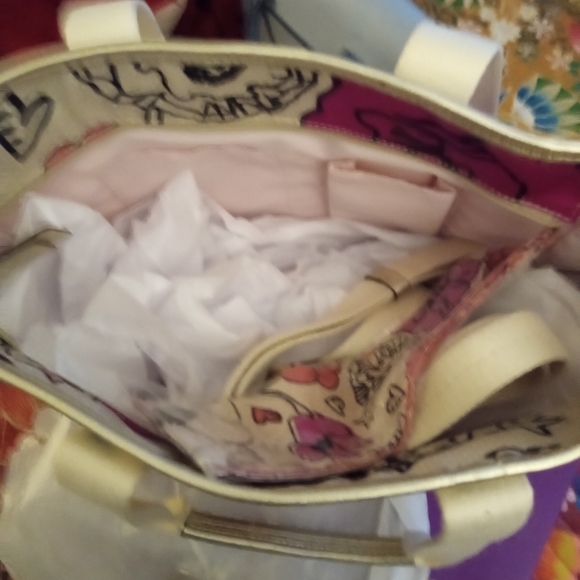 NET COACH KYRA SATCHEL/CROSSBODY WITH MATCHING SCARF - Picture 6 of 7